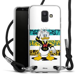 New Carry Case Transparent Stoff schwarz/silber