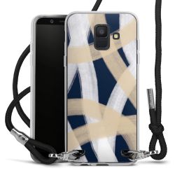 New Carry Case Transparent Stoff schwarz/silber