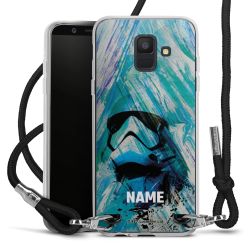 New Carry Case Transparent Stoff schwarz/silber