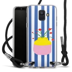 New Carry Case Transparent Stoff schwarz/silber