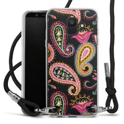 New Carry Case Transparent Stoff schwarz/silber