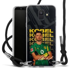 New Carry Case Transparent Stoff schwarz/silber