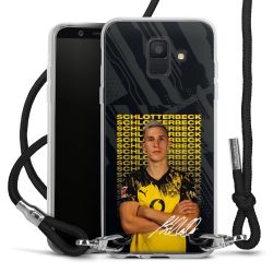 New Carry Case Transparent Stoff schwarz/silber