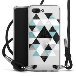 Carry Case Transparent Fabric black/silver