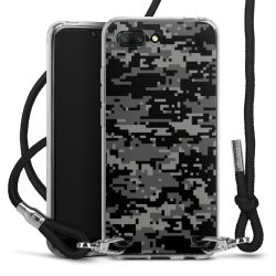 Carry Case Transparent Fabric black/silver