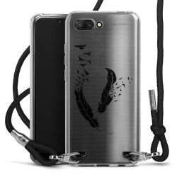 Carry Case Transparent Fabric black/silver