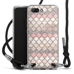 Carry Case Transparent Fabric black/silver