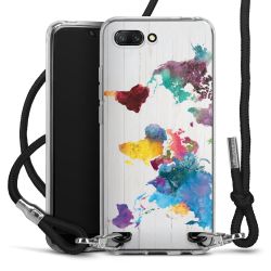 Carry Case Transparent Fabric black/silver