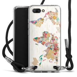 Carry Case Transparent Fabric black/silver