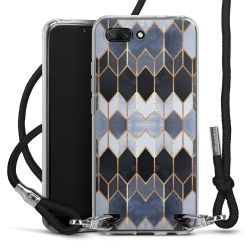 Carry Case Transparent Fabric black/silver