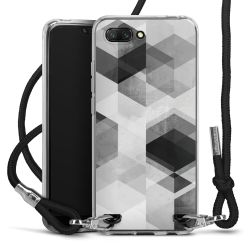 Carry Case Transparent Fabric black/silver