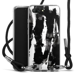 Carry Case Transparent Fabric black/silver