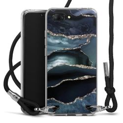 Carry Case Transparent Fabric black/silver