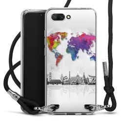 Carry Case Transparent Fabric black/silver