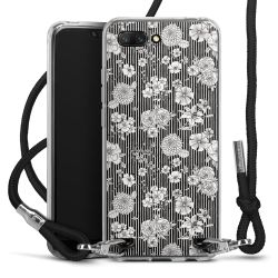 Carry Case Transparent Fabric black/silver