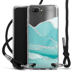 Carry Case Transparent Fabric black/silver