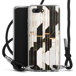 Carry Case Transparent Fabric black/silver