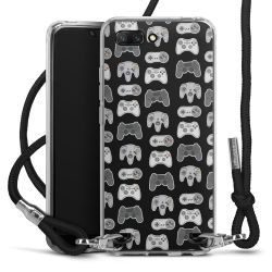 Carry Case Transparent Fabric black/silver