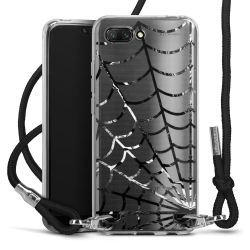 Carry Case Transparent Fabric black/silver