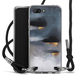 Carry Case Transparent Fabric black/silver