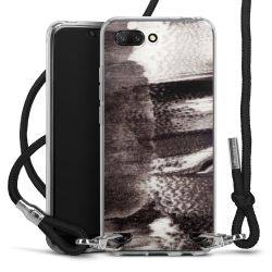 Carry Case Transparent Fabric black/silver