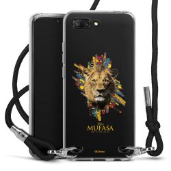 New Carry Case Transparent Stoff schwarz/silber