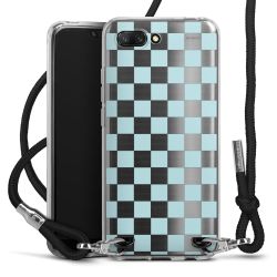 Carry Case Transparent Fabric black/silver