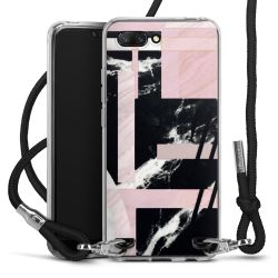 Carry Case Transparent Fabric black/silver