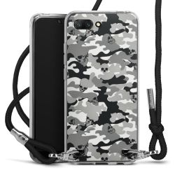 Carry Case Transparent Fabric black/silver