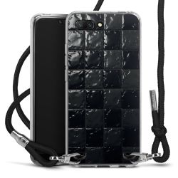 New Carry Case Transparent Stoff schwarz/silber