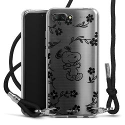 New Carry Case Transparent Stoff schwarz/silber