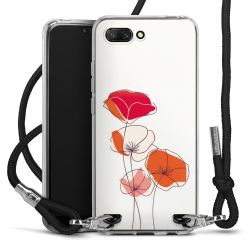 New Carry Case Transparent Stoff schwarz/silber