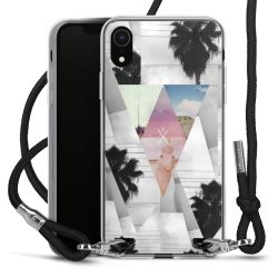 Carry Case Transparent Fabric black/silver