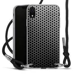 Carry Case Transparent Fabric black/silver