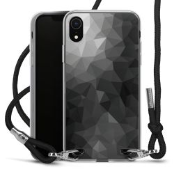 Carry Case Transparent Fabric black/silver