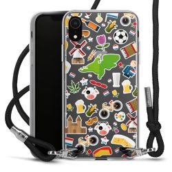 Carry Case Transparent Fabric black/silver