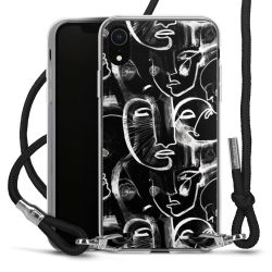 Carry Case Transparent Fabric black/silver