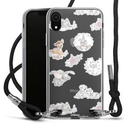 New Carry Case Transparent Stoff schwarz/silber