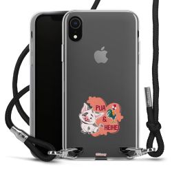 New Carry Case Transparent Stoff schwarz/silber