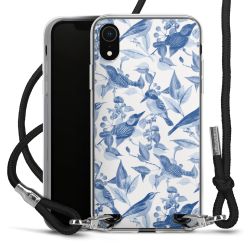 New Carry Case Transparent Stoff schwarz/silber