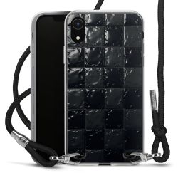 New Carry Case Transparent Stoff schwarz/silber