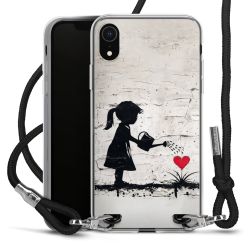 New Carry Case Transparent Stoff schwarz/silber