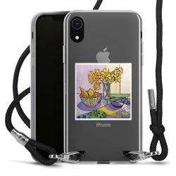 New Carry Case Transparent Stoff schwarz/silber