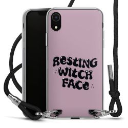 New Carry Case Transparent Stoff schwarz/silber