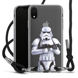 New Carry Case Transparent Stoff schwarz/silber