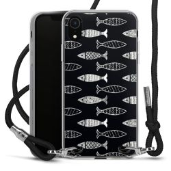 New Carry Case Transparent Stoff schwarz/silber