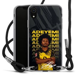 New Carry Case Transparent Stoff schwarz/silber