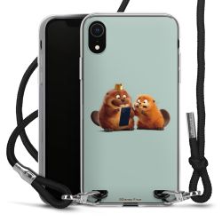 New Carry Case Transparent Stoff schwarz/silber