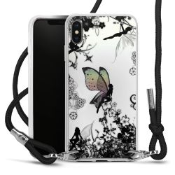 Carry Case Transparent Fabric black/silver