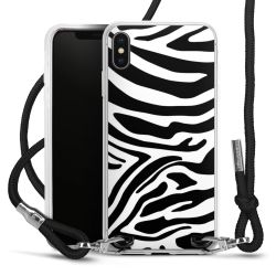 Carry Case Transparent Fabric black/silver